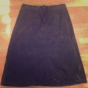 Maille Demoiselle faux hide skirt